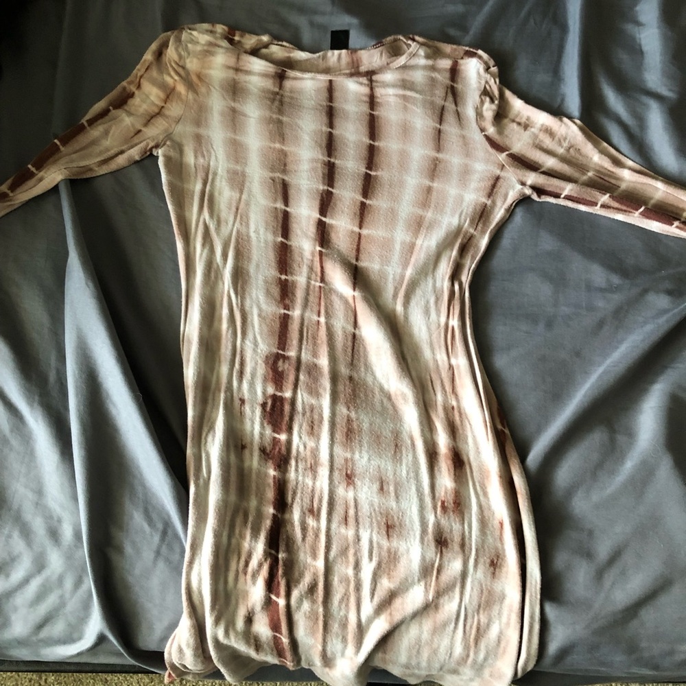 Striped Long Sleeve Dress
